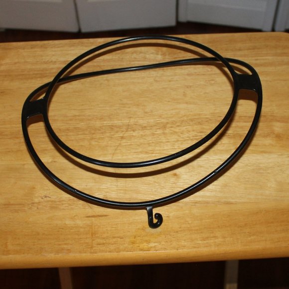 Vintage Tupperware Cariolier Carrier Handle Round #428-1, BLACK - Picture 2 of 2